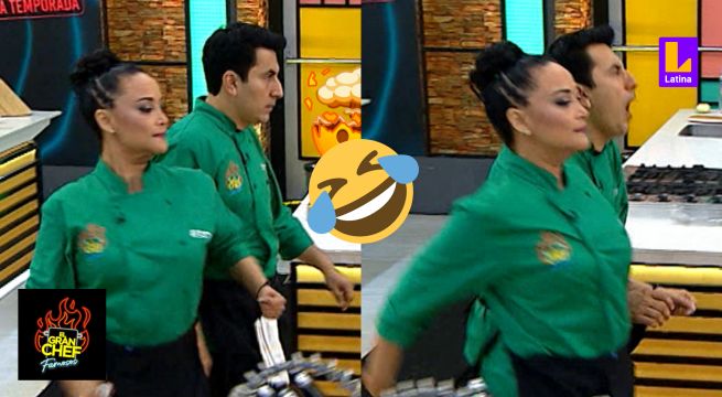 Grave falta: Mariella golpeó a Armando en la cocina de El Gran Chef Famosos 