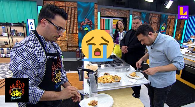Lo presentó crudo: Santi Lesmes no terminó de cocinar el pastel de sesos en El Gran Chef Famosos