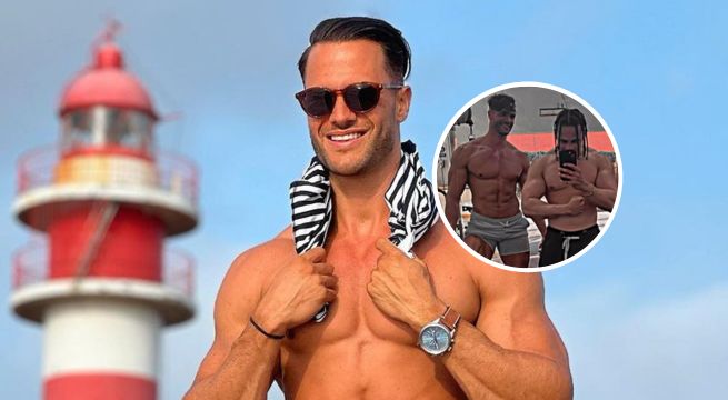 El team ‘gym’: Fabio Agostini se luce haciendo ejercicios junto a Jhonatan Mújica antes de “Tierra Brava” 