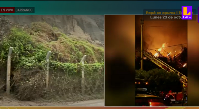 “Todavía no se restablecerá el tránsito”: Costa Verde seguirá cerrado luego de incendio en acantilado