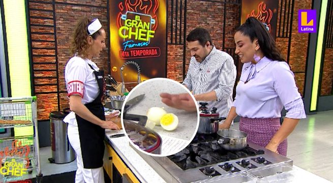 “Es desagradable”: Giacomo Bocchio retó a Saskia Bernaola por dejar huevo cerca a desperdicios de su estación en El Gran Chef Famosos