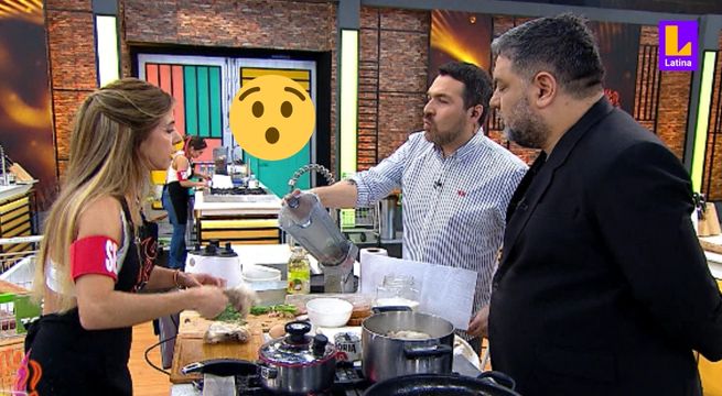 “Es difícil hablar contigo”: Giacomo Bocchio hace llamado de atención a Fiorella Cayo por no seguir indicaciones | El Gran Chef Famosos