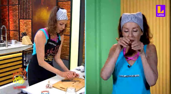 Desagradable: Saskia Bernaola y su reacción al quitarle caparazón al 