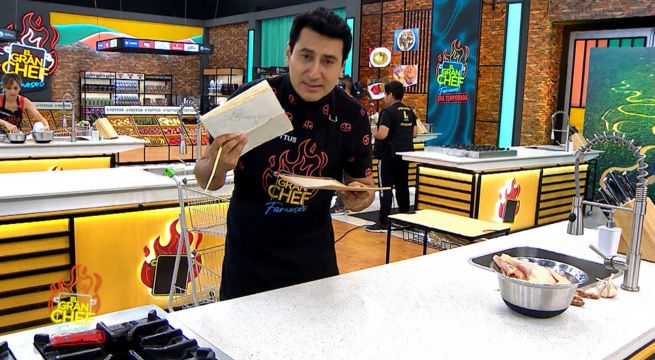 ¿Presagio? Armando Machuca rompió su libreta en la preparación de El Gran Chef Famosos
