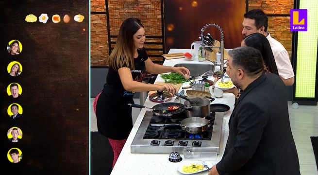 Tilsa Lozano incluyó leche en huevos revueltos y jurado la aprobó de forma unánime | El Gran Chef Famosos