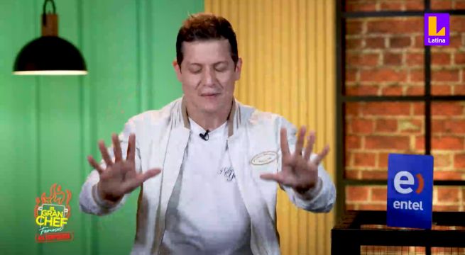 Frustración al máximo: Gino Pesaressi evidenció tensión en primera preparación de El Gran Chef Famosos