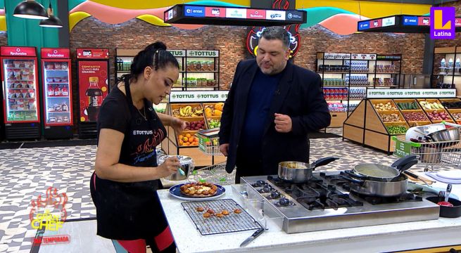 Mariella Zanetti siguió cocinando pese a quemadura y recomendación de Masías en El Gran Chef Famosos