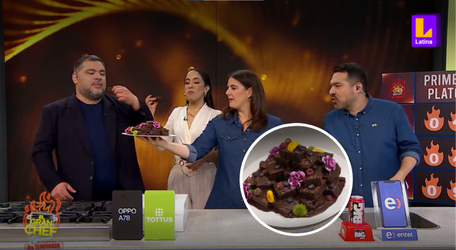 El Gran Chef Famosos: Ximena Llosa deleitó a jueces y participantes con deliciosos brownies