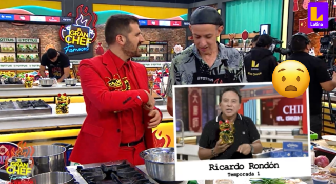 ¿Le dará suerte? Peláez le revela a Christian Ysla el secreto de la victoria de Ricardo Rondón en El Gran Chef Famosos