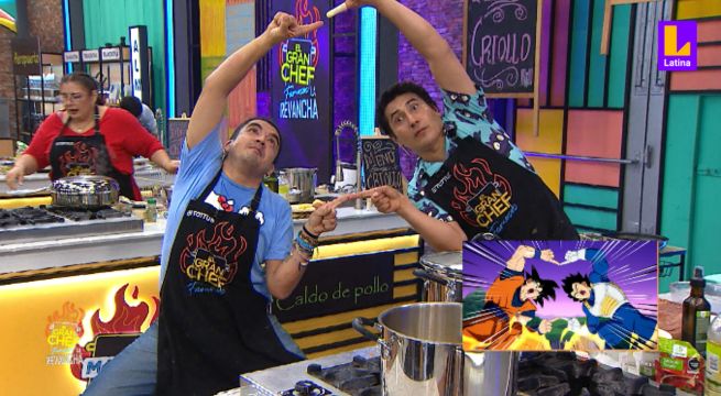 Ahora son un team: Mauricio Mesones y Armando Machuca hicieron una fusión, al mismo estilo de Dragon Ball | El Gran Chef Famosos: La Revancha