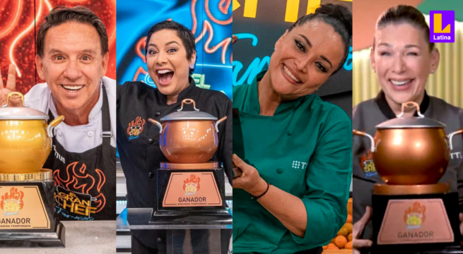 El Gran Chef Famosos: La lista COMPLETA de ganadores de la olla dorada en las cuatro temporadas del programa culinario