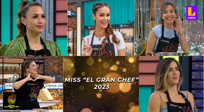 Una de estas participantes fue elegida la Miss Gran Chef Famosos 2023 de los Premios “Cucharón de Oro”