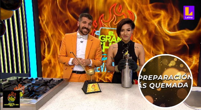 La bombera de El Gran Chef Famosos fue la encargada de anunciar al ganador de “La preparación más quemada”