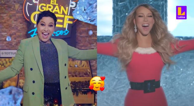 ¿Lo hizo mejor?: El homenaje de Natalia Salas a Mariah Carey por el especial de Navidad de El Gran Chef Famosos