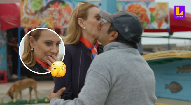 Papá en Apuros: Emilia Santillana recibió un beso de Don Luis y su reacción causó intriga