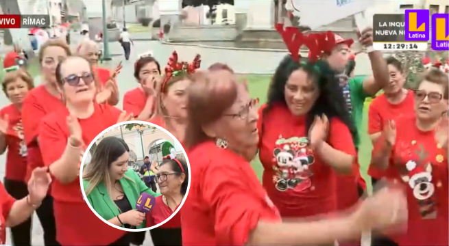 Abuelitos participarán del Bailetón Navideño: 