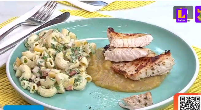 Hans Pueller te enseña a cocinar “Pavo en crema de manzana con ensalada de fideos” para tu cena navideña