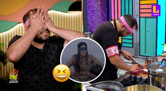 Se siente en “BirdBox”: Junior Silva no supo cómo avanzar en la Papatón de El Gran Chef Famosos: La Revancha