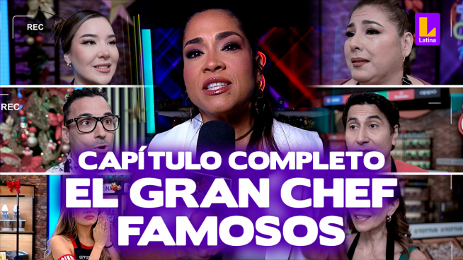 El Gran Chef Famosos – Jueves 21 de diciembre – PROGRAMA COMPLETO