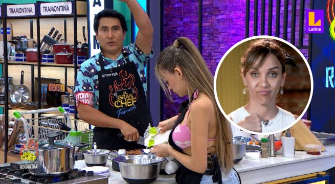 ¡Que no lo vea Milene!: Armando Machuca y Mayra Goñi se mostraron muy solidarios entre sí en El Gran Chef Famosos