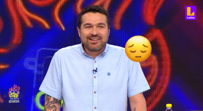 “Es un déjà vu”: Giacomo Bocchio decepcionado por ver a los mismos en Noche de Eliminación de El Gran Chef Famosos