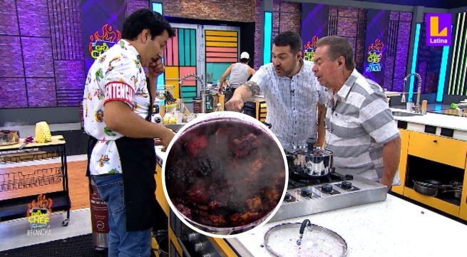 De mazamorra a chuño: Armando Machuca secó su preparación pero fue salvado por Giacomo y Lalo | El Gran Chef Famosos
