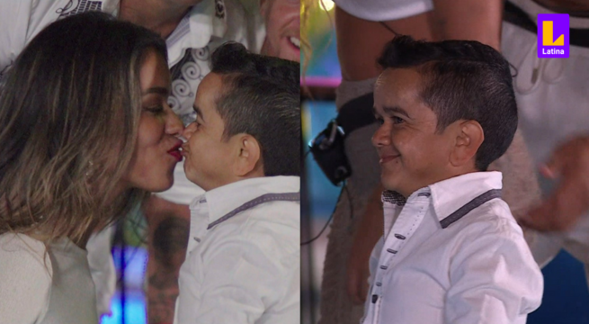 ¿Un sueño complido?: Miguelito le dio beso a Shirley Arica y no supo cómo reaccionar | Tierra Brava