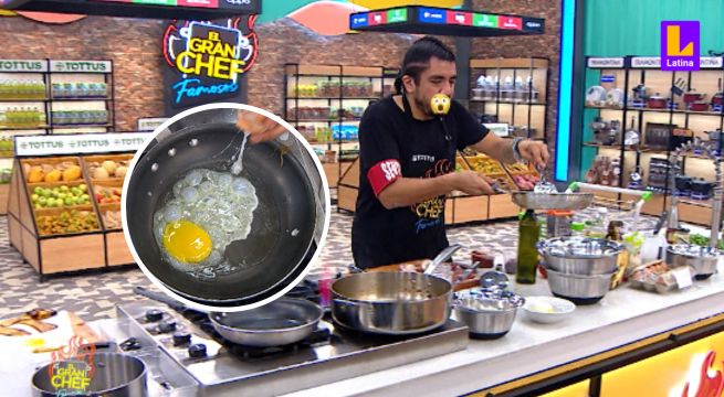 Mauricio Mesones explotó: Se le quemó el huevo y el plátano minutos antes de emplatar | El Gran Chef Famosos