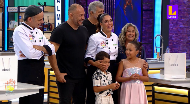 Tilsa Lozano rompe en lágrimas al ver entrar a su familia al set: 