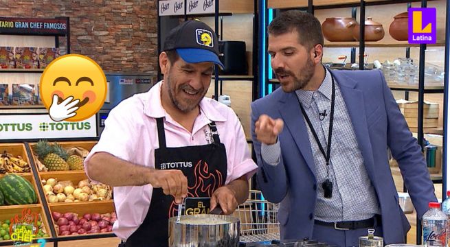 Engañó a Peláez: Pablo Saldarriaga le jugó una broma al conductor de El Gran Chef Famosos para sacar ventaja