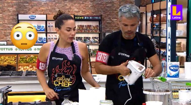 Ximena se molestó con Pancho por confundir el azúcar en polvo con la maicena |El Gran Chef Famosos