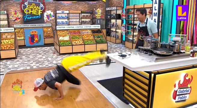 “La culebra rasta”: Pablo Saldarriaga sorprendió al superar el paso de baile de Skandalo en El Gran Chef Famosos