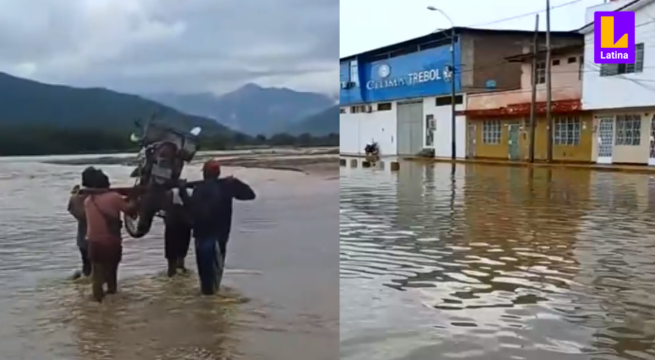 Piura: Intensas lluvias de más de 15 horas provocan desborde del río Serrán