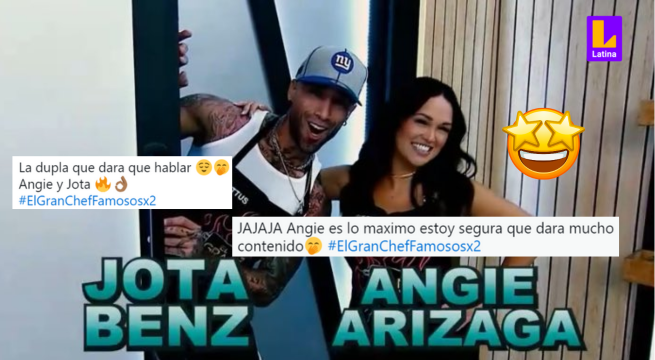 “Una dupla que dará que hablar”: Angie Arizaga y Jota Benz son los nuevos confirmados de El Gran Chef Famosos X2