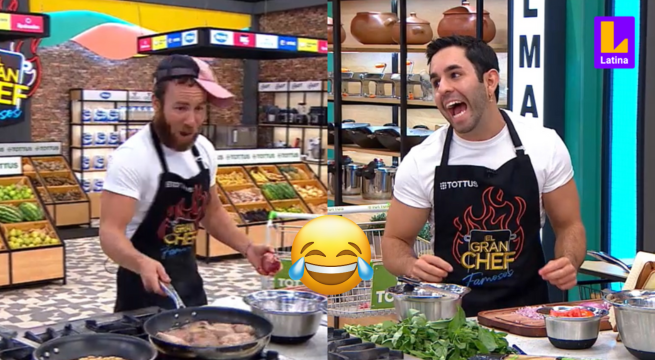 Como pajarracos: Rodrigo y Joaquín aplican extraña técnica de comunicación para mandar mensajes a la distancia | El Gran Chef Famosos