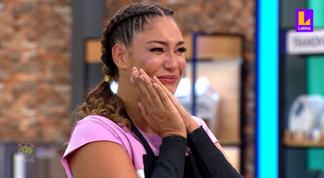 No soportó: Tilsa Lozano se echó a llorar con las palabras de aliento de sus hijos en la semifinal de El Gran Chef Famosos