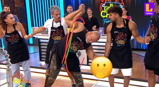 “Es un gigantón”: Steve Palao rompió un hula hula en medio de dinámica de El Gran Chef Famosos
