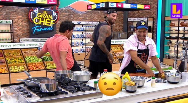 “No me gustan los sapos”: Gabriel echó a Jota de su estación por espiar su preparación en El Gran Chef Famosos