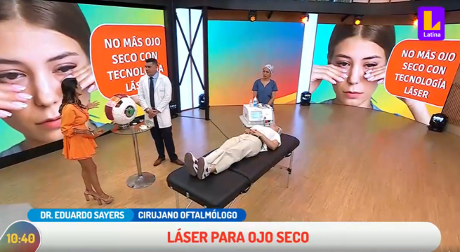 No más ojo seco con nueva tecnología láser