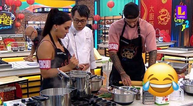 Felix Loo troleó a Angie Arizaga: “Tú tienes que probar tu sabor” | El Gran Chef Famosos