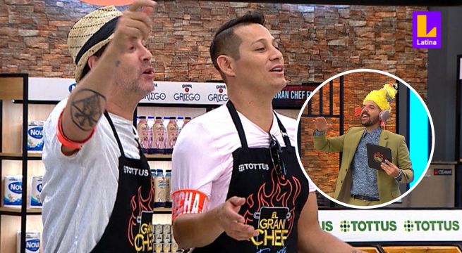 Luigui y Ricky presentaron “Colegiala” en versión 'Pío Pío' en El Gran Chef Famosos X2