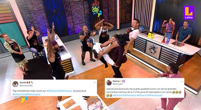 El Gran Chef Famosos: Los memes del helicóptero de Skándalo con Masías, el momento “más icónico” de la televisión peruana