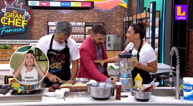 Ximena pide a gritos que Peláez se aleje de su mayonesa por la temible maldición: “No vengas” | El Gran Chef Famosos