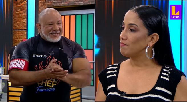 Quedó fascinada: Nelly bautiza a Steve Palao como “El Rey de las Salchipapas” en El Gran Chef Famosos
