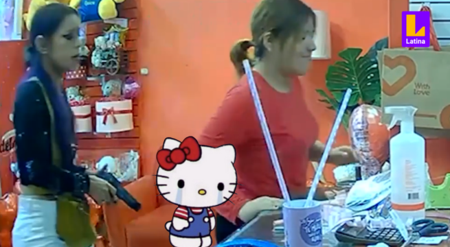 SJL: Fue por regalo de 'Hello Kitty' y terminó asaltando tienda con arma