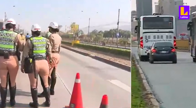 Policía invade carril del metropolitano y mata a dos adolescentes