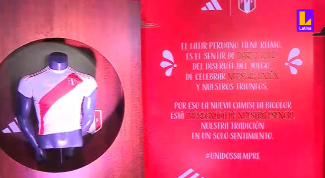 Nueva camiseta de Perú: así se festejó el lanzamiento