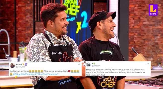 El Gran Chef Famosos x2: ‘Chefcitos’ lloran la eliminación de Gabriel Calvo y Pablo Saldarriaga