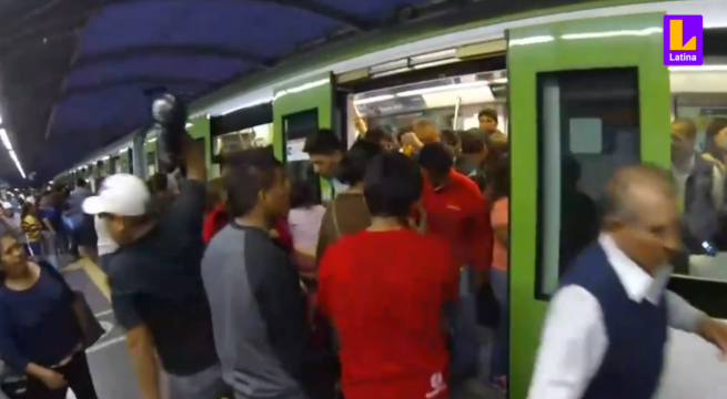 Caos en la Línea 1 del Metro de Lima: ¿Cómo se vive un viaje en tren en hora punta?