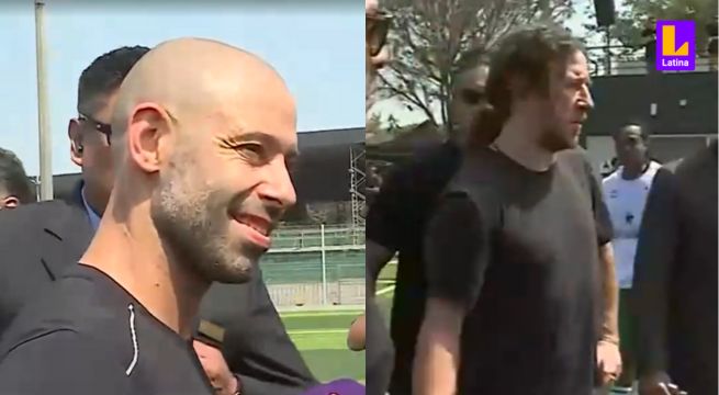 Futbolistas Carles Puyol y Javier Mascherano están en Lima: Mira AQUÍ el video  